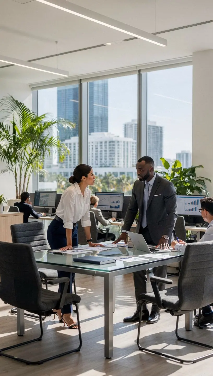 Miejsce do odpoczynku z wygodnymi kanapami i strefami relaksu w biurze.